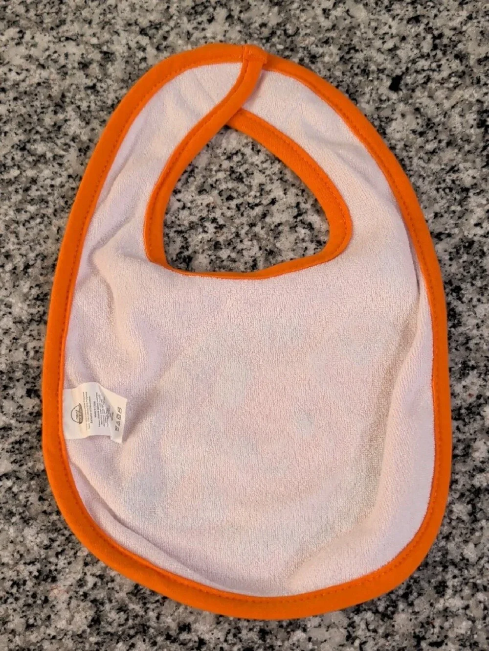 My First Halloween Orange Baby Bib